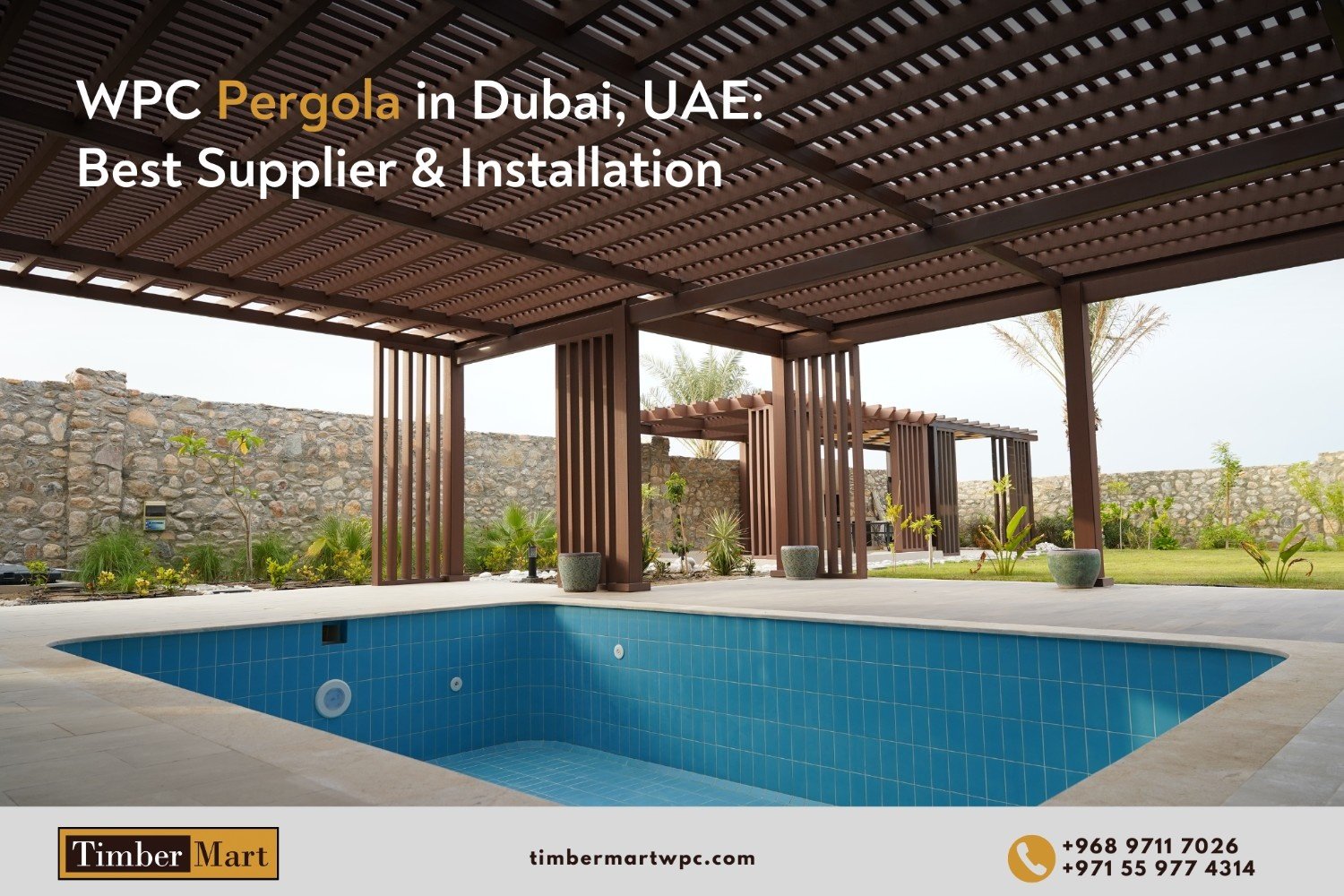 WPC Pergola in Dubai