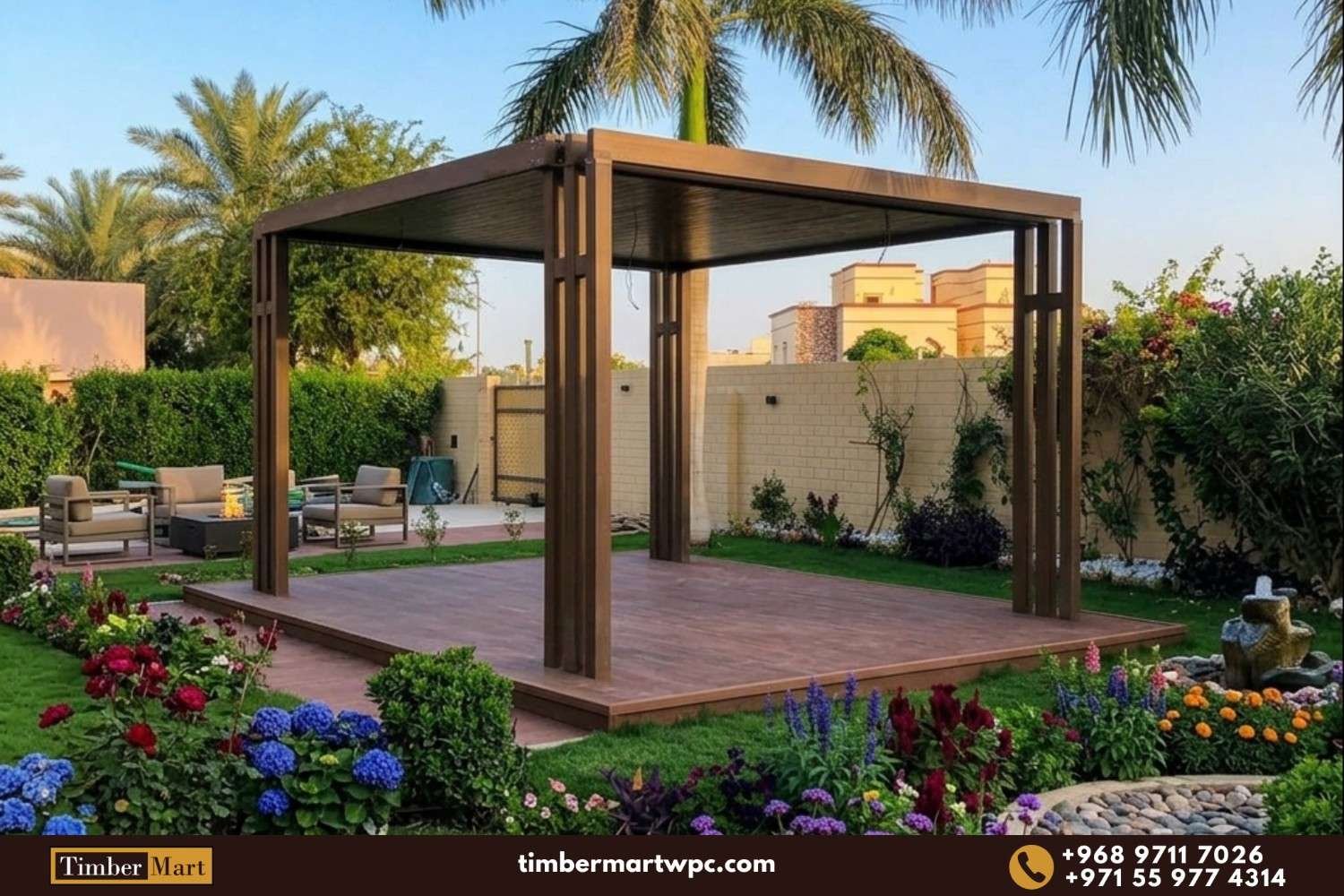 Wooden Pergola in UAE