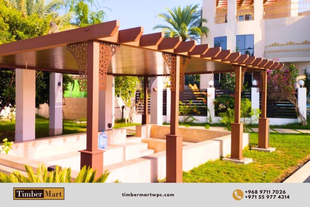 composite wood pergola dubai