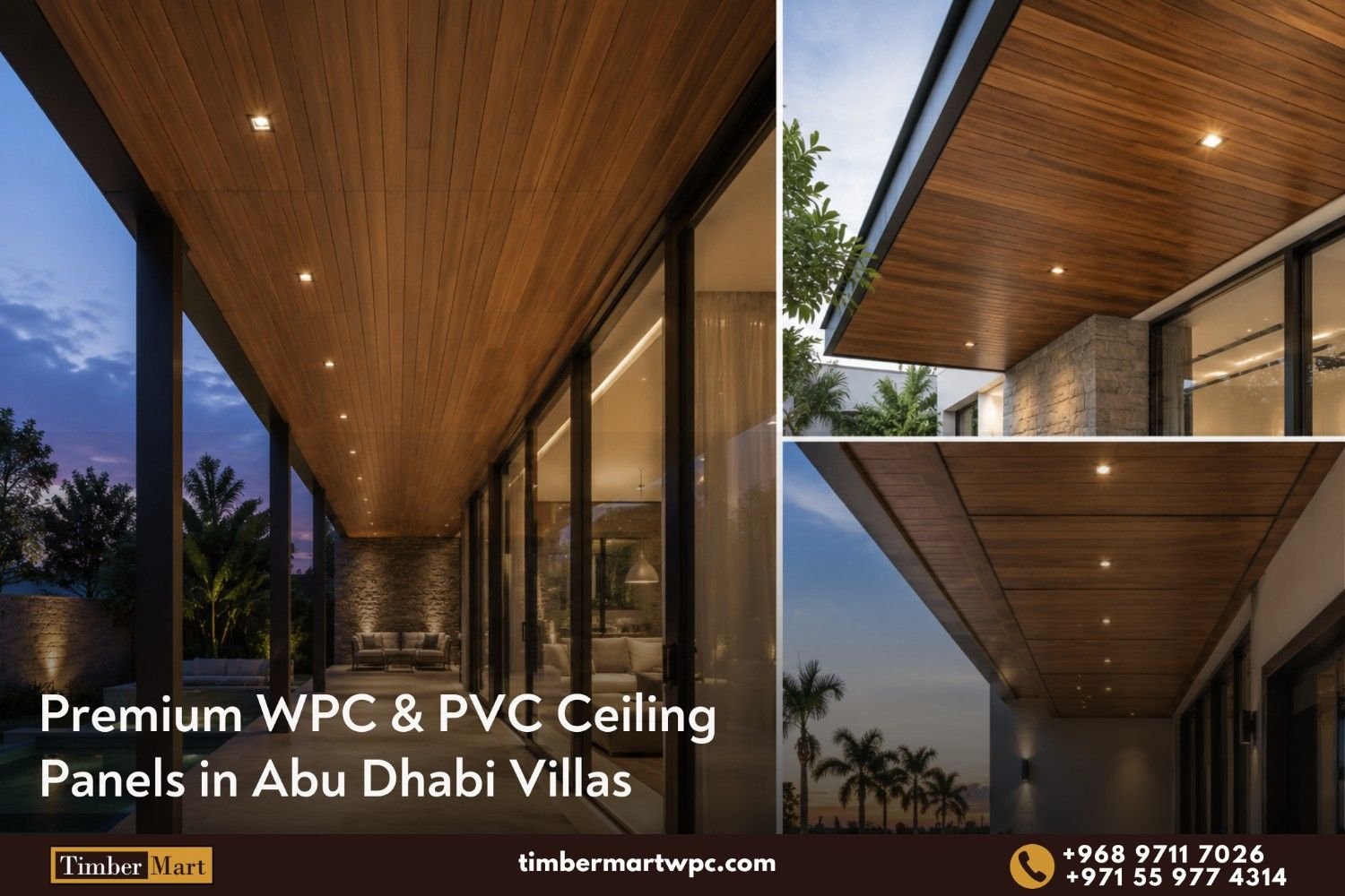 Ceiling Panels in Abu Dhabi Villas