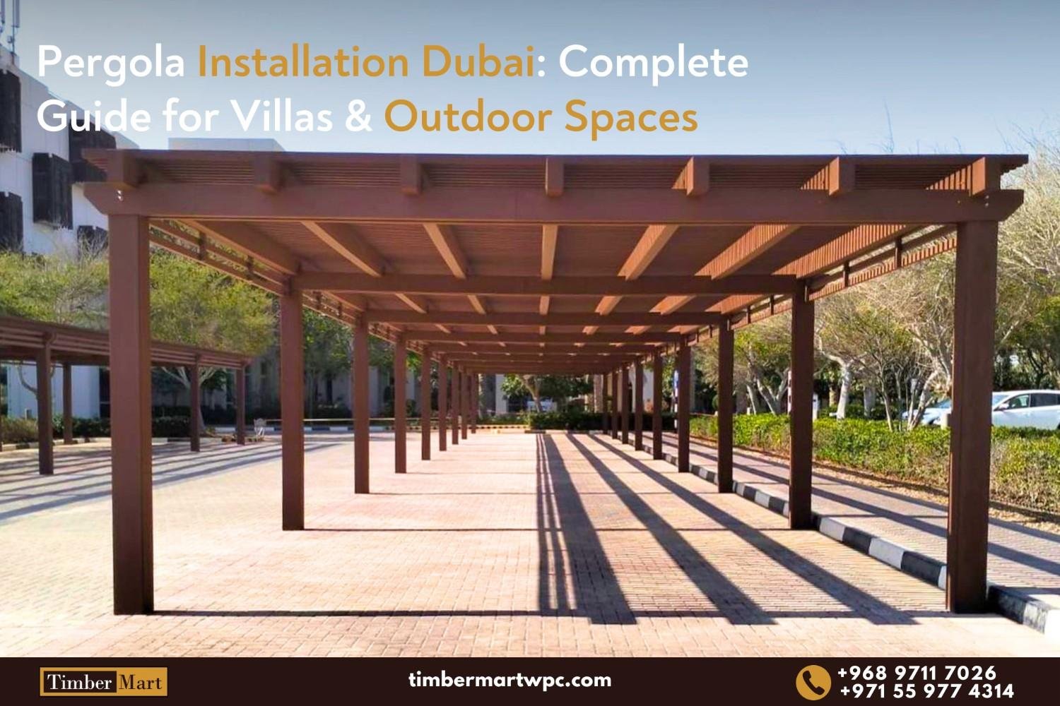 Pergola Dubai Installation