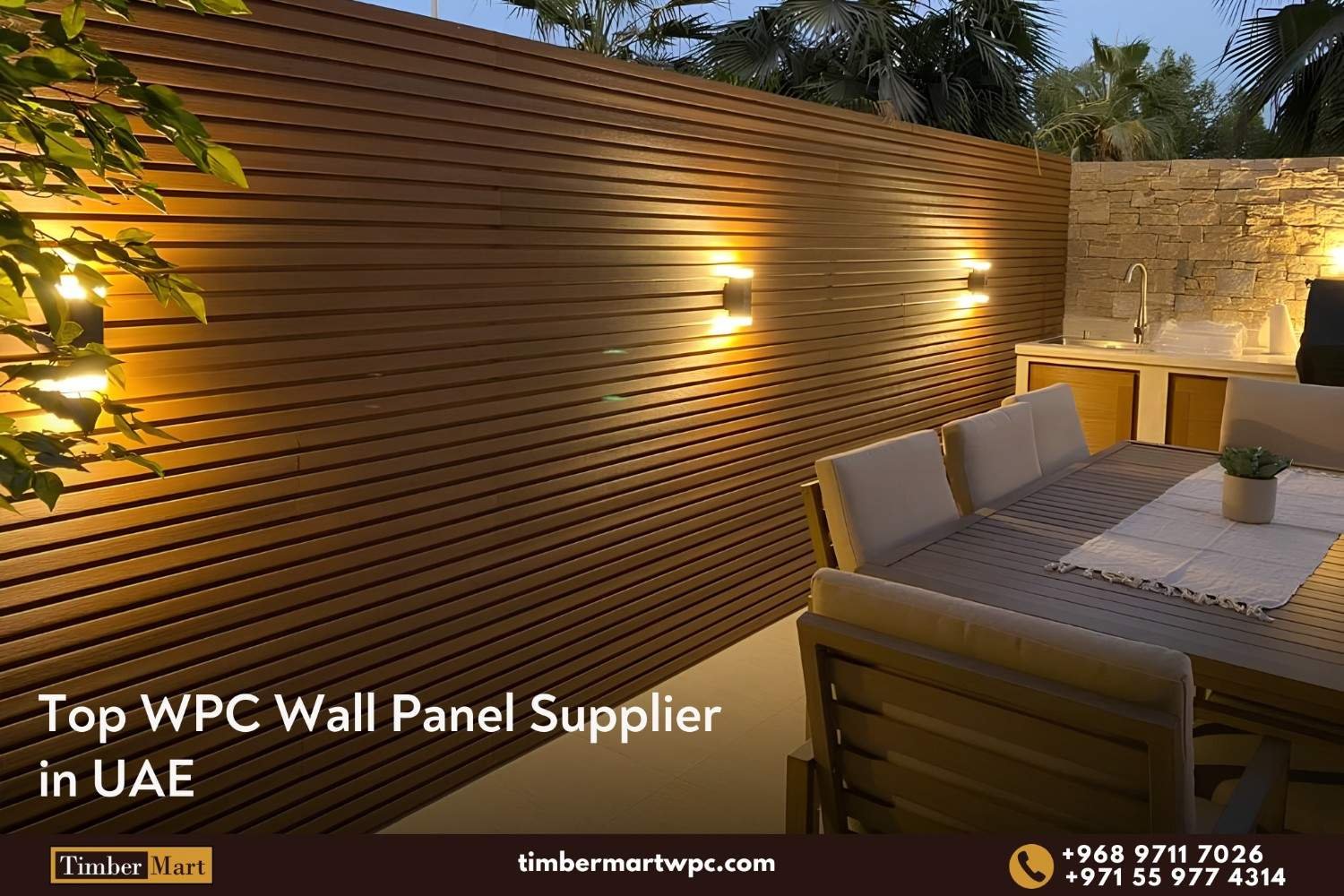 Top WPC Wall Panel Supplier in UAE