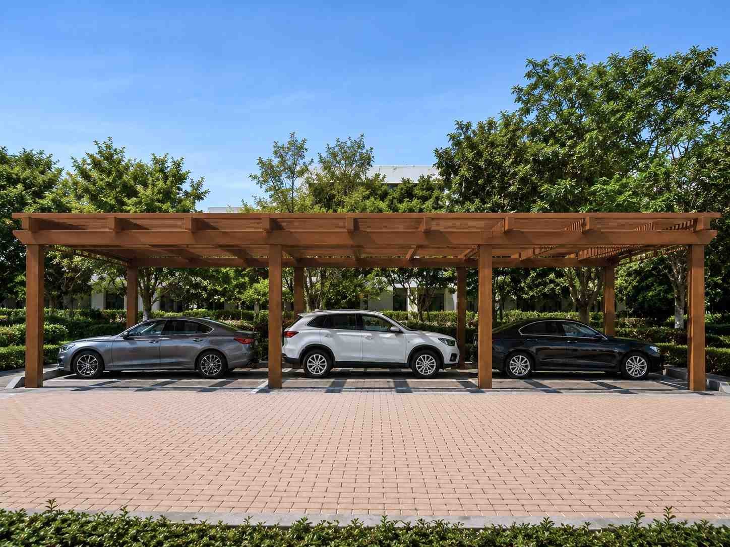 Luxury WPC Car Parking