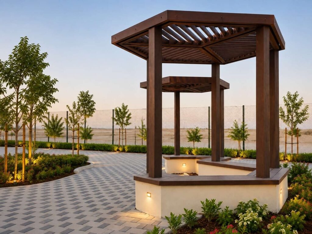 wpc pergola